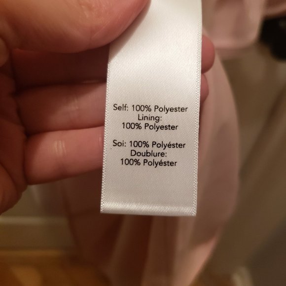 Mika Mindel -Off Shoulder Dress -Light Pk -Sz S - Picture 6 of 7